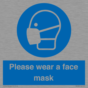 MH6089: Please wear a face mask