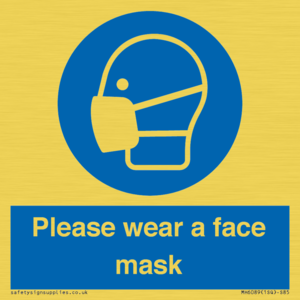 MH6089: Please wear a face mask