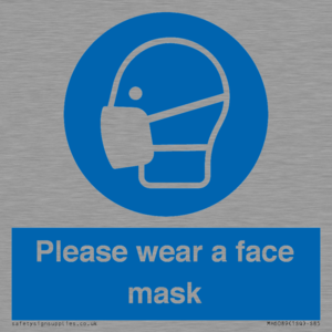 MH6089: Please wear a face mask