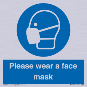 MH6089: Please wear a face mask
