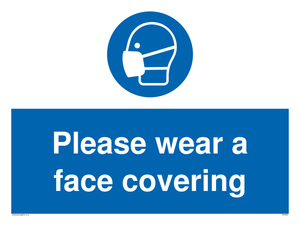 MH6090: Please wear a face covering