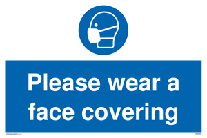 MH6090: Please wear a face covering
