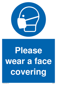 MH6090: Please wear a face covering