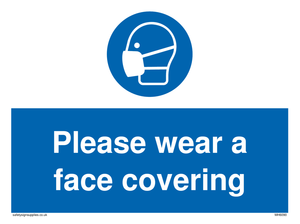 MH6090: Please wear a face covering
