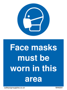 MH6091: Face masks must be worn in this area
