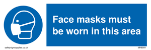 MH6091: Face masks must be worn in this area