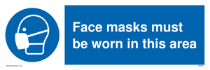 MH6091: Face masks must be worn in this area