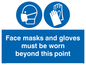 MH6092: Face masks and gloves must be worn