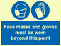 MH6092: Face masks and gloves must be worn