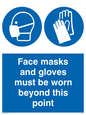 MH6092: Face masks and gloves must be worn