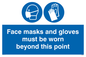 MH6092: Face masks and gloves must be worn