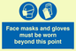 MH6092: Face masks and gloves must be worn