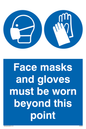MH6092: Face masks and gloves must be worn