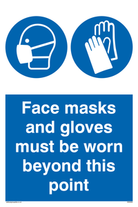 MH6092: Face masks and gloves must be worn