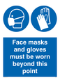 MH6092: Face masks and gloves must be worn