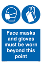 MH6092: Face masks and gloves must be worn