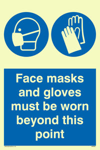 MH6092: Face masks and gloves must be worn