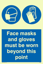 MH6092: Face masks and gloves must be worn