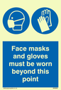 MH6092: Face masks and gloves must be worn