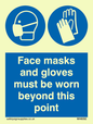 MH6092: Face masks and gloves must be worn