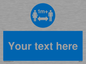 MH6128: 1M  Social Distance custom sign