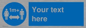 MH6128: 1M  Social Distance custom sign
