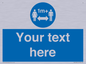MH6128: 1M  Social Distance custom sign