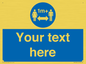 MH6128: 1M  Social Distance custom sign