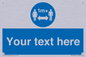 MH6128: 1M  Social Distance custom sign