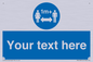 MH6128: 1M  Social Distance custom sign