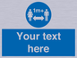 MH6128: 1M  Social Distance custom sign
