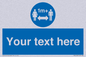 MH6128: 1M  Social Distance custom sign