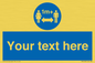 MH6128: 1M  Social Distance custom sign