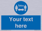 MH6128: 1M  Social Distance custom sign