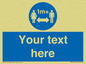 MH6128: 1M  Social Distance custom sign