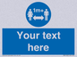MH6128: 1M  Social Distance custom sign