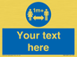 MH6128: 1M  Social Distance custom sign