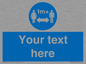 MH6128: 1M  Social Distance custom sign