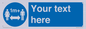 MH6128: 1M  Social Distance custom sign