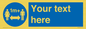 MH6128: 1M  Social Distance custom sign
