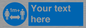 MH6128: 1M  Social Distance custom sign