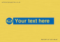 MH6128: 1M  Social Distance custom sign