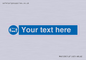 MH6128: 1M  Social Distance custom sign