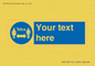MH6128: 1M  Social Distance custom sign
