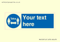 MH6128: 1M  Social Distance custom sign