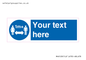 MH6128: 1M  Social Distance custom sign