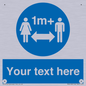 MH6128: 1M  Social Distance custom sign