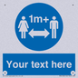 MH6128: 1M  Social Distance custom sign