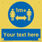 MH6128: 1M  Social Distance custom sign