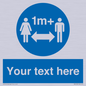 MH6128: 1M  Social Distance custom sign